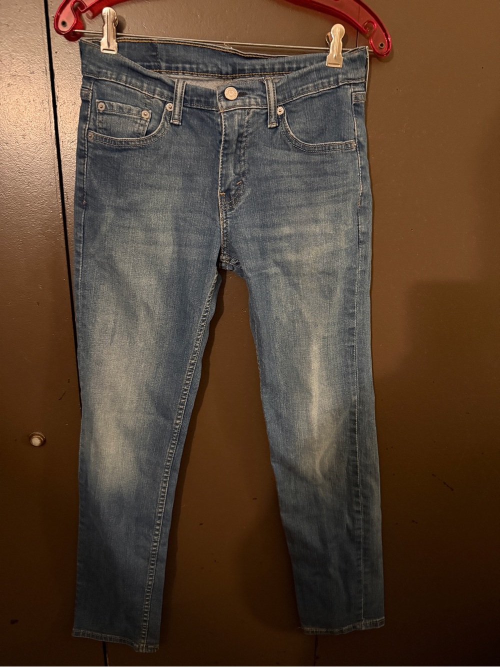 Slim Straight Men's 511 Levi Strauss & Co. Jeans in Light Blue Wash